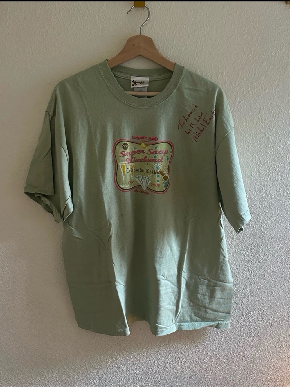 Vintage Disney World Soap Opera Weekend Autographed Tee - XL